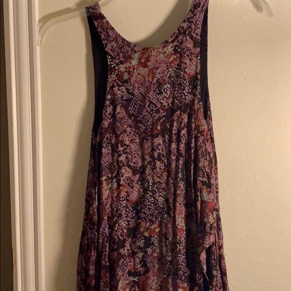 Pink floral dress